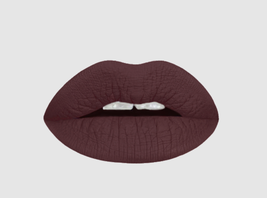 Aromi Beauty Matte Liquid Lipstick, Dark Espresso